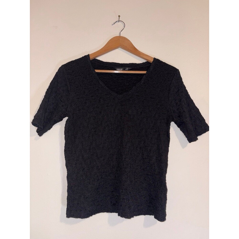 Simply Vera Wang Stretchy Black Shirt - Size Medium